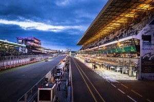 Bugatti circuit by night