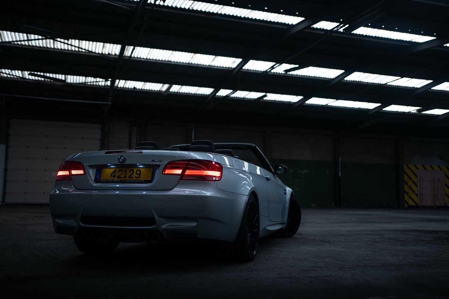 Alyssa – BMW M3 E93 – rear with lights – photo by Fares Hammoud